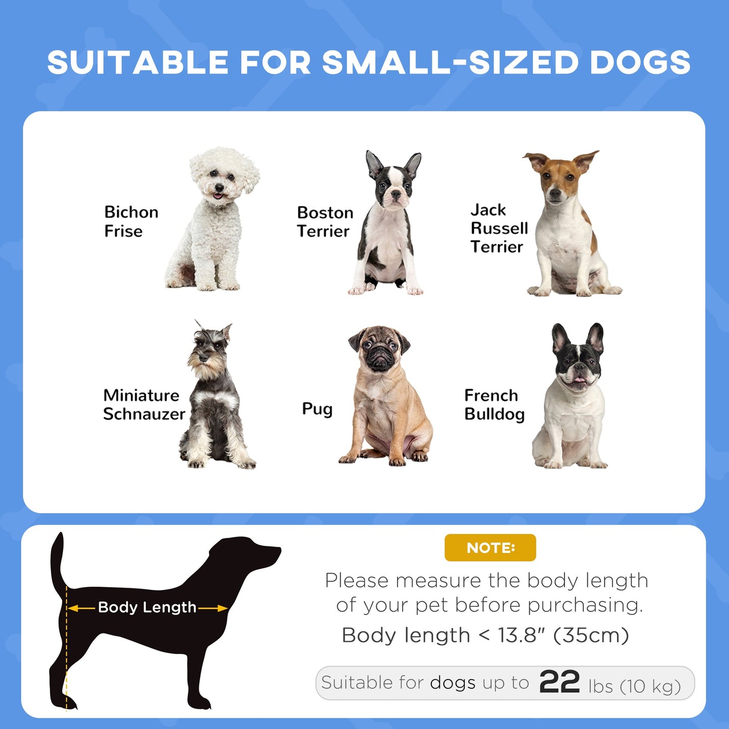 Elevated Dog Bed with Canopy, Portable Raised Dog Cot for S Sized Dogs, Indoor & Outdoor, 25" x 18" x 24", Dark Blue