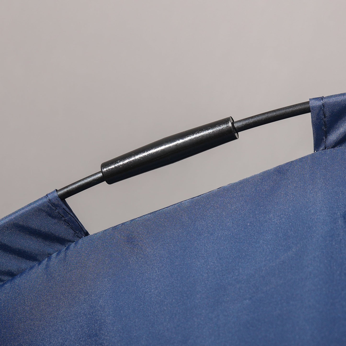 Elevated Dog Bed with Canopy, Portable Raised Dog Cot for S Sized Dogs, Indoor & Outdoor, 25" x 18" x 24", Dark Blue