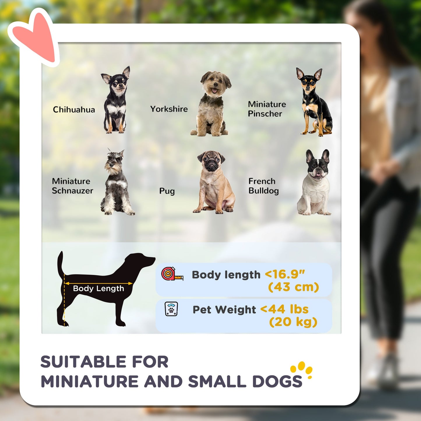 Pet Stroller for Small and Medium Dogs, 3 Big Wheels Cat Stroller Travel Folding Carrier with Adjustable Canopy, Safety Tether, Storage Basket, Black