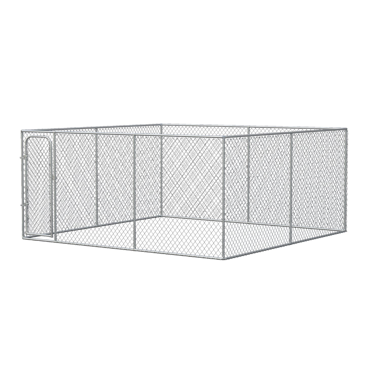 172 Sq. Ft. Dog Playpen Outdoor, Walk-in Dog Run Kennel Puppy Exercise Pen with Galvanized Steel Frame, for Small and Medium Dogs, 13' x 13' x 6'