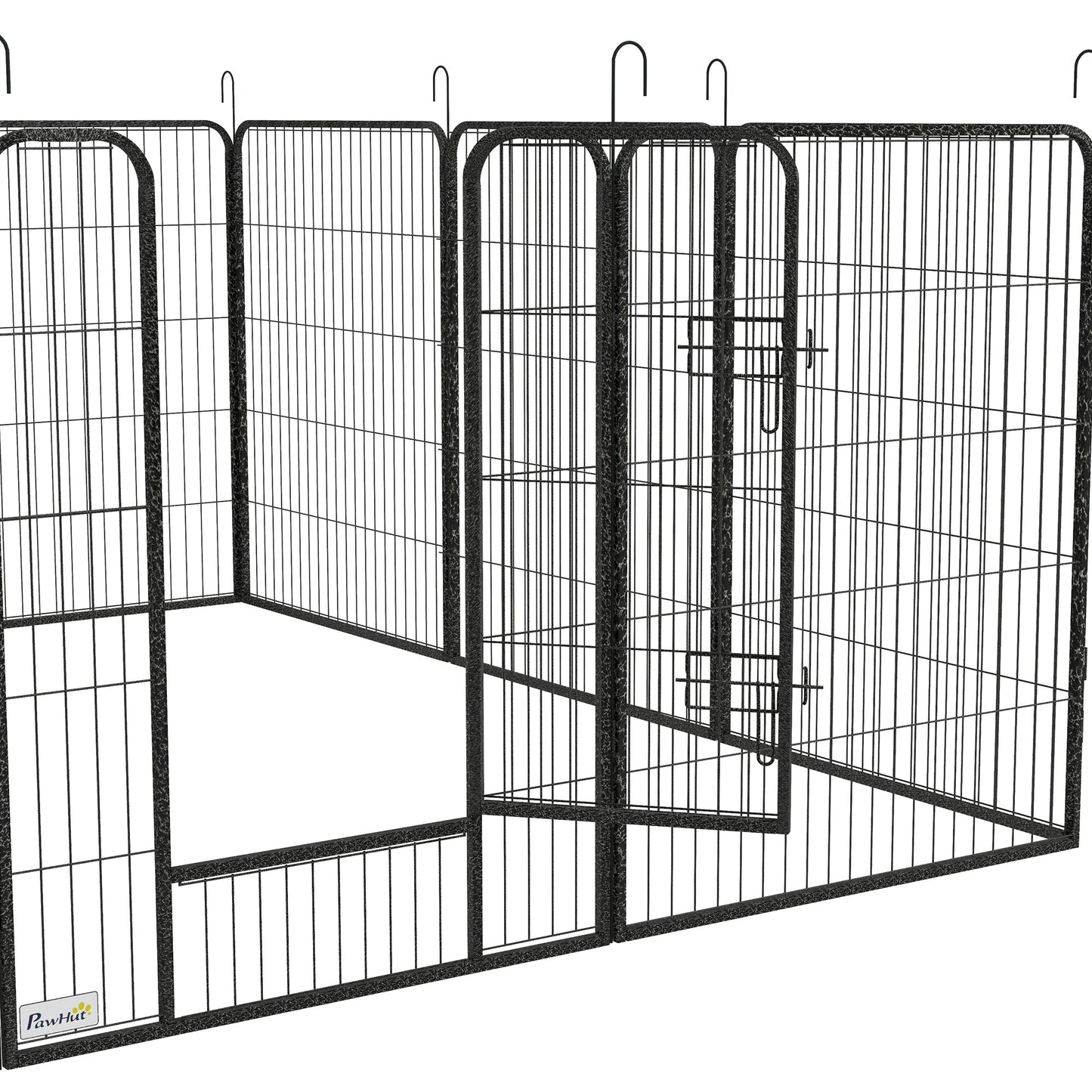 Dog Playpen, Wide 31.5"W Heavy-Duty Metal Puppy Play Pen, Pet Exercise Fences for Outside and Indoor, DIY Design with Door for Multiple Dogs, 12 Panels, 39"H