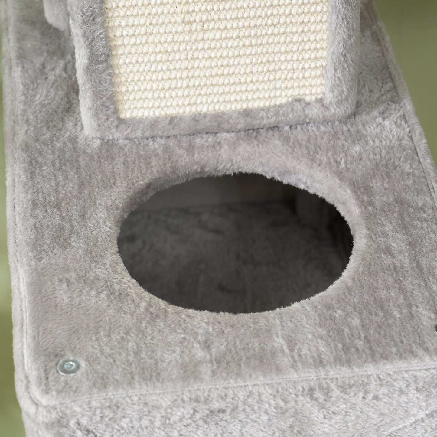 Cat Tower, 81" Cat Tree for Large Cats Adult w/ Scratching Posts, Scratching Board, Cat Condos, Cat Beds, Hammocks, Jumping Platforms, Toy Balls, Rope Cat Toy, Light Grey
