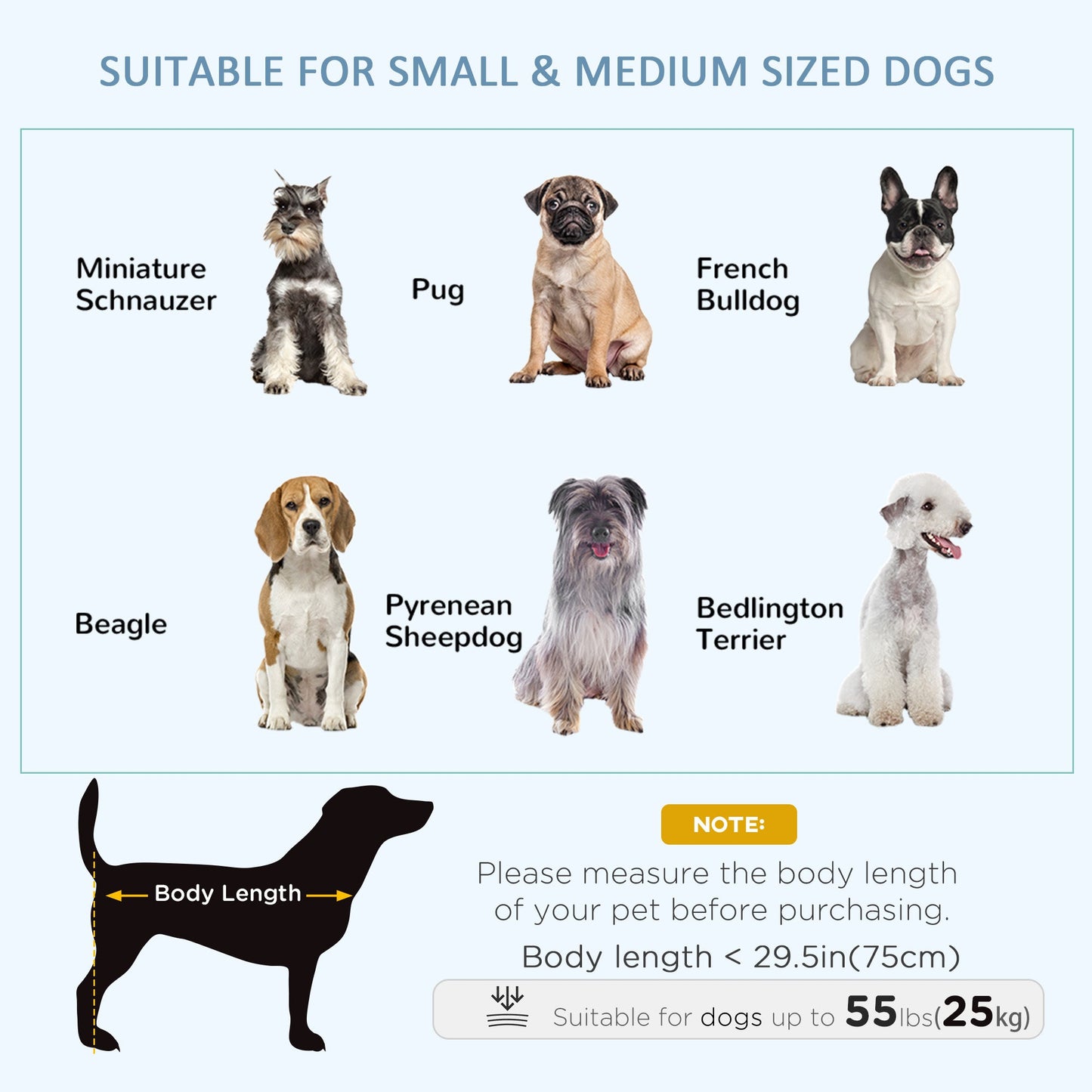 37" Heavy Duty Dog Crate, Foldable Dog Cage on Wheels with Double Locks, Removable Tray, Openable Top, Double Doors, Indoor Outdoor Use, for Small and Medium Dogs - Black