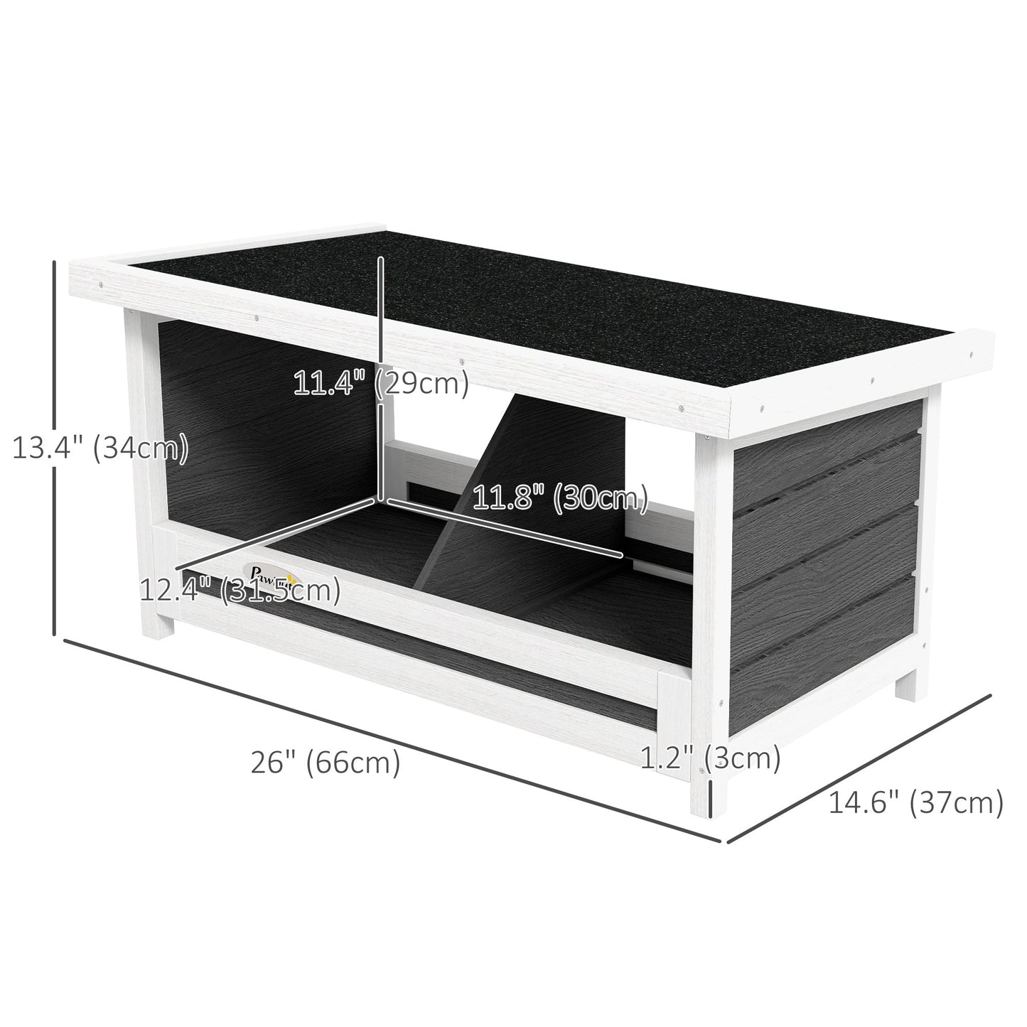 Chicken Nesting Box, 2 Compartments Wooden Nesting Boxes, Chicken Coop Accessories with Asphalt Roof for Indoor Outdoor Use, Up to 2 Hens