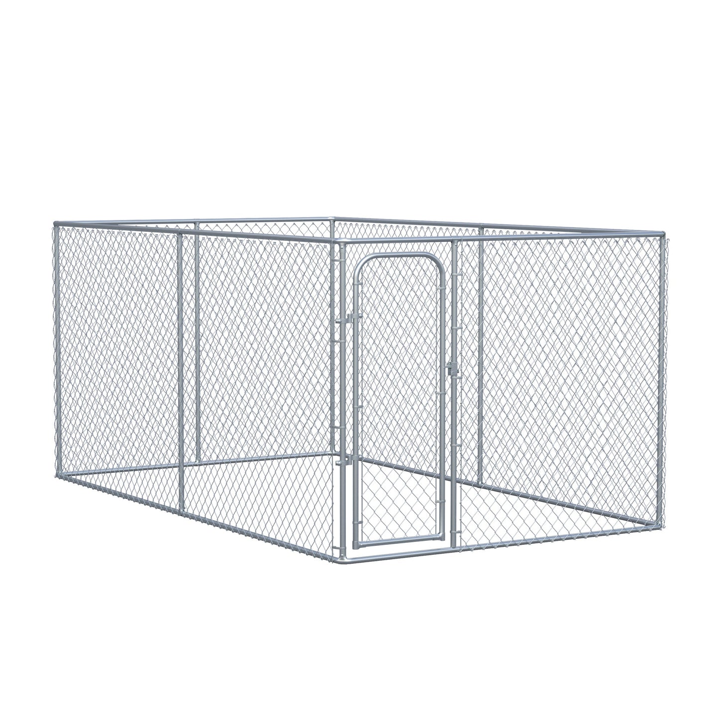 99 Sq. Ft. Dog Playpen Outdoor, Walk-in Dog Run Kennel Puppy Exercise Pen with Galvanized Steel Frame, for Small and Medium Dogs, 13' x 7.5' x 6'