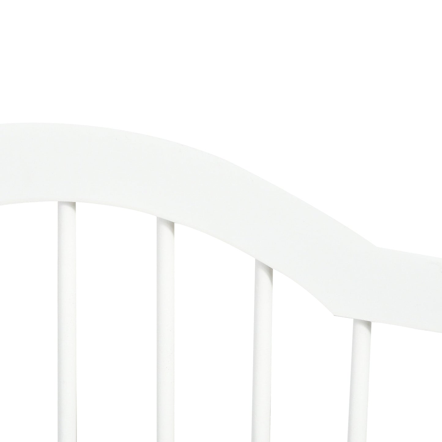 24"H Foldable Dog Gate, 3 Panels Freestanding Pet Gate Barriers Indoor with Support Feet, Puppy Fence for Small Dogs, White