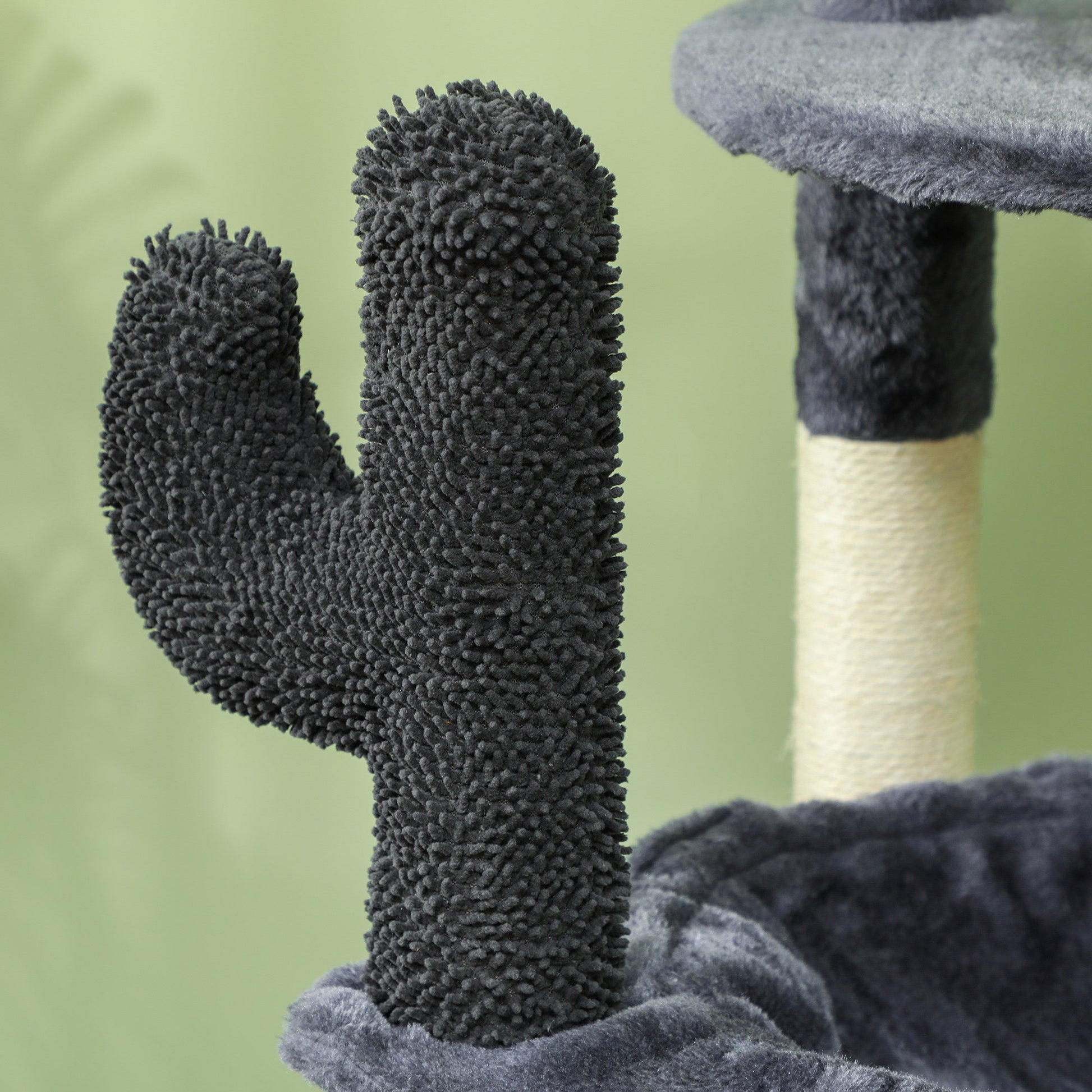 71" Tall Cat Tree, Multi-Level Cat Tower for Indoor, Corner DIY Design with Scratching Posts, Sisal Pad, Condo, Bed, Hammock, Platforms, Balls, Activity Center, Dark Grey