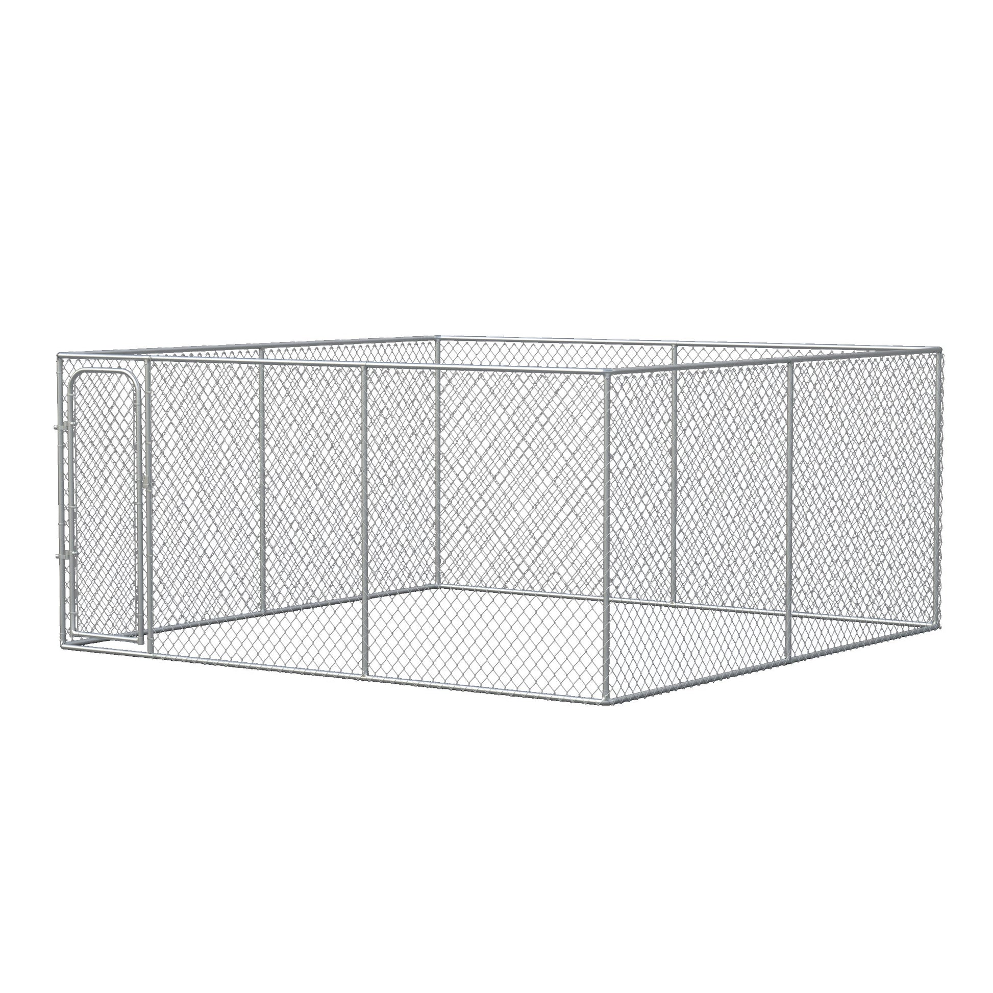 172 Sq. Ft. Dog Playpen Outdoor, Walk-in Dog Run Kennel Puppy Exercise Pen with Galvanized Steel Frame, for Small and Medium Dogs, 13' x 13' x 6'