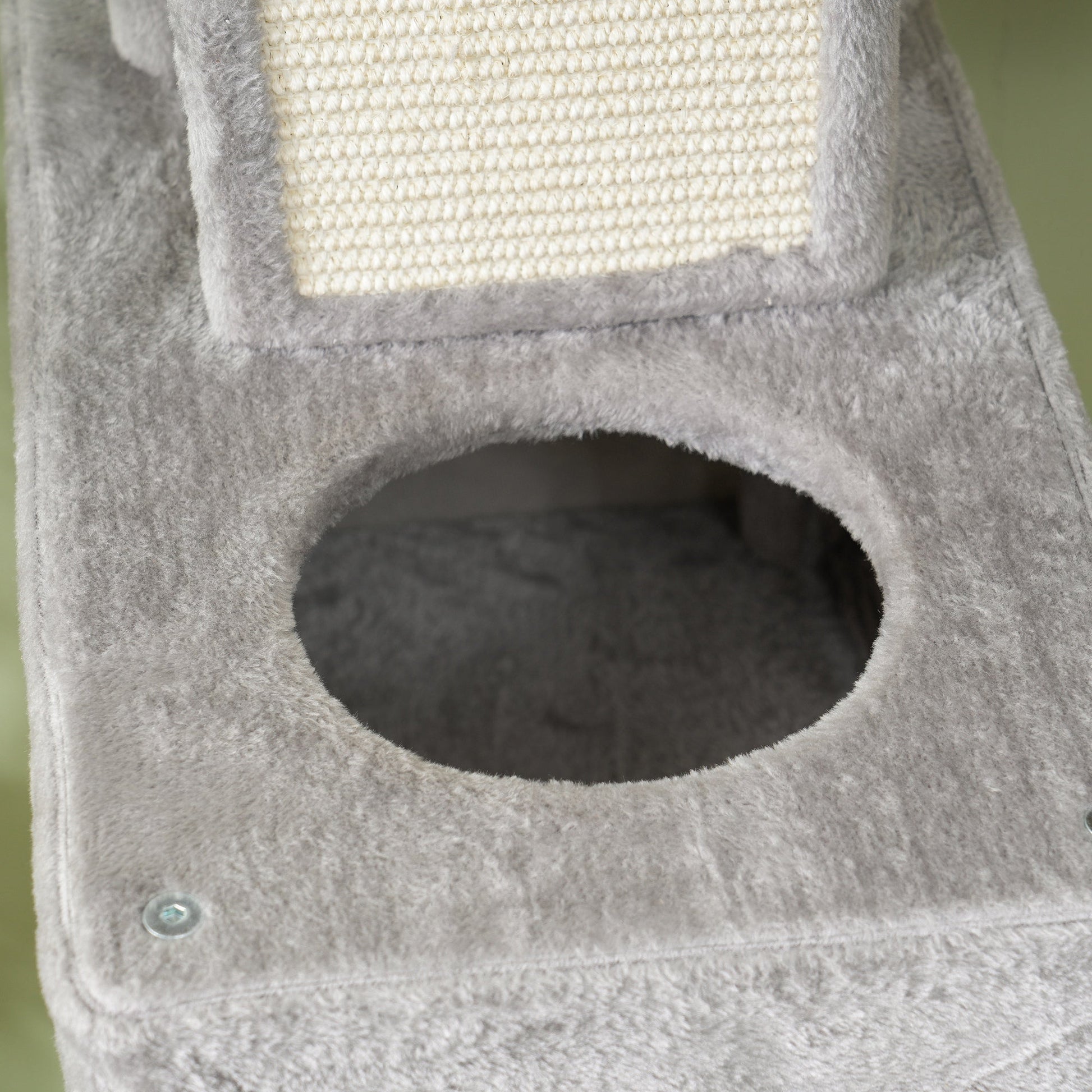 Cat Tower, 81" Cat Tree for Large Cats Adult w/ Scratching Posts, Scratching Board, Cat Condos, Cat Beds, Hammocks, Jumping Platforms, Toy Balls, Rope Cat Toy, Light Grey