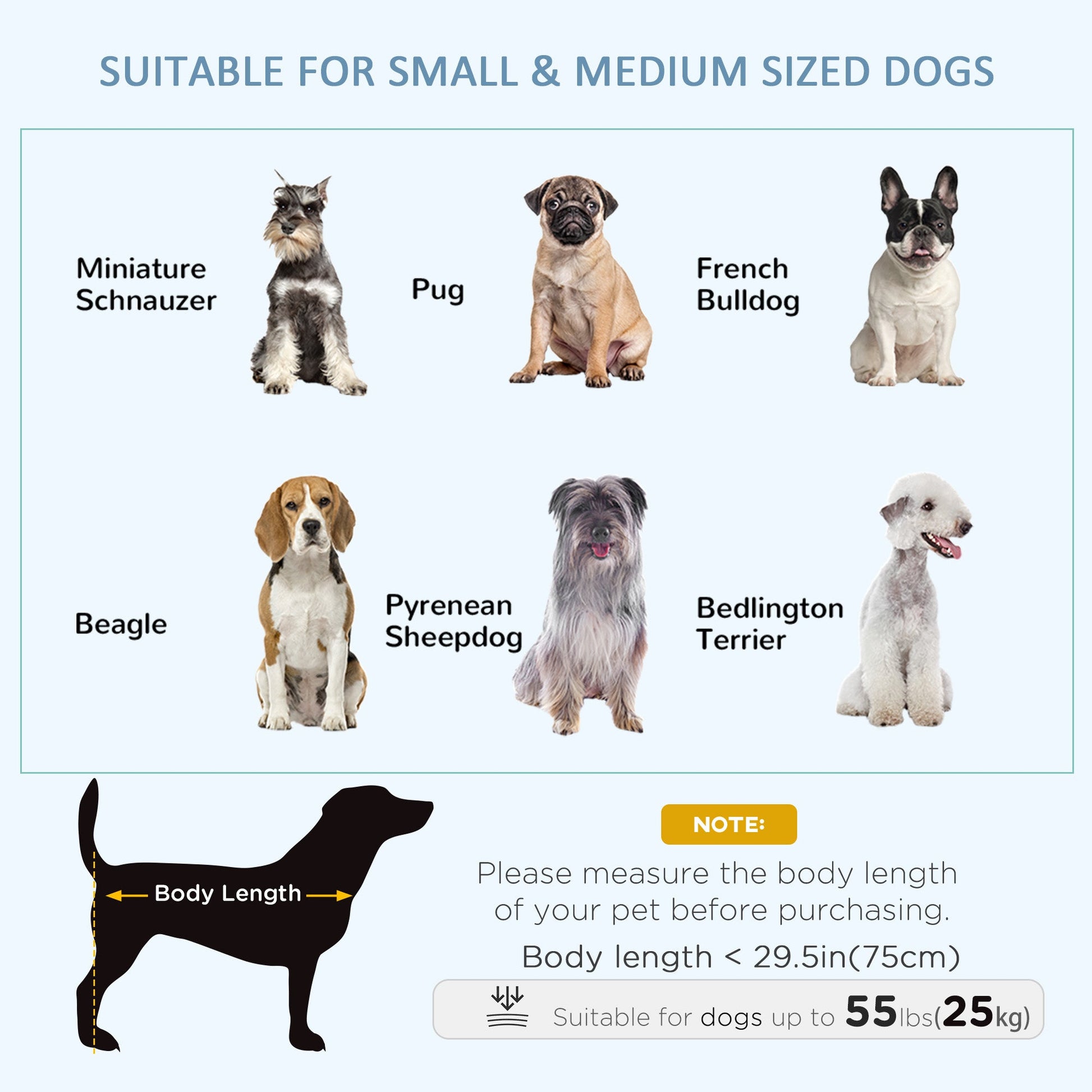 37" Heavy Duty Dog Crate, Foldable Dog Cage on Wheels with Double Locks, Removable Tray, Openable Top, Double Doors, Indoor Outdoor Use, for Small and Medium Dogs - Black